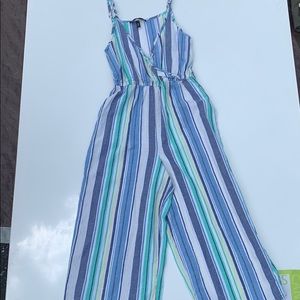 Striped Jumpsuit